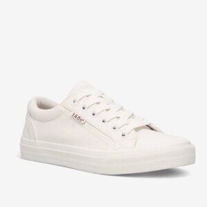 NWOB Taos Plim Soul White Fabric Sneaker